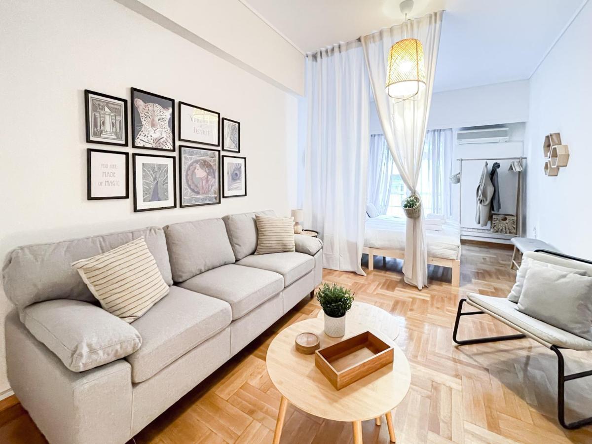 Boho Chic 2Br Apartment In The Center Of Atene Esterno foto
