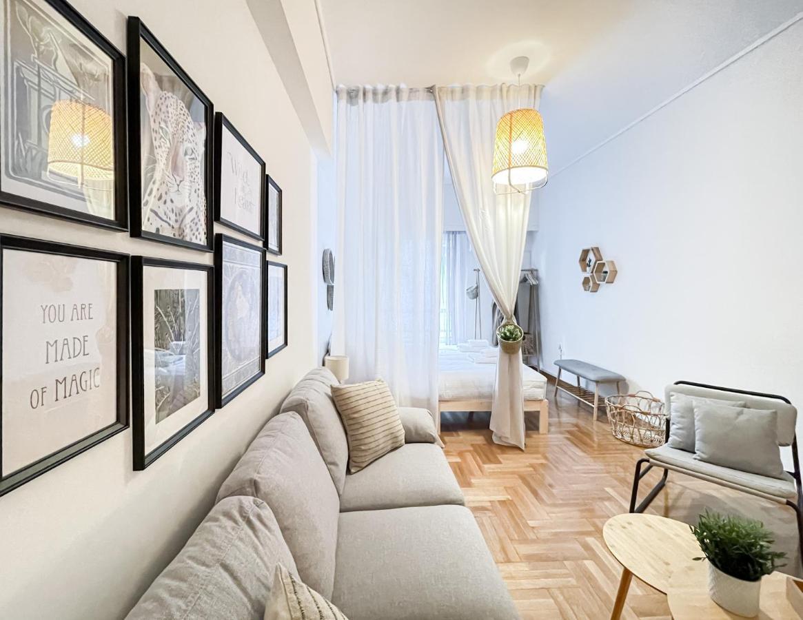 Boho Chic 2Br Apartment In The Center Of Atene Esterno foto