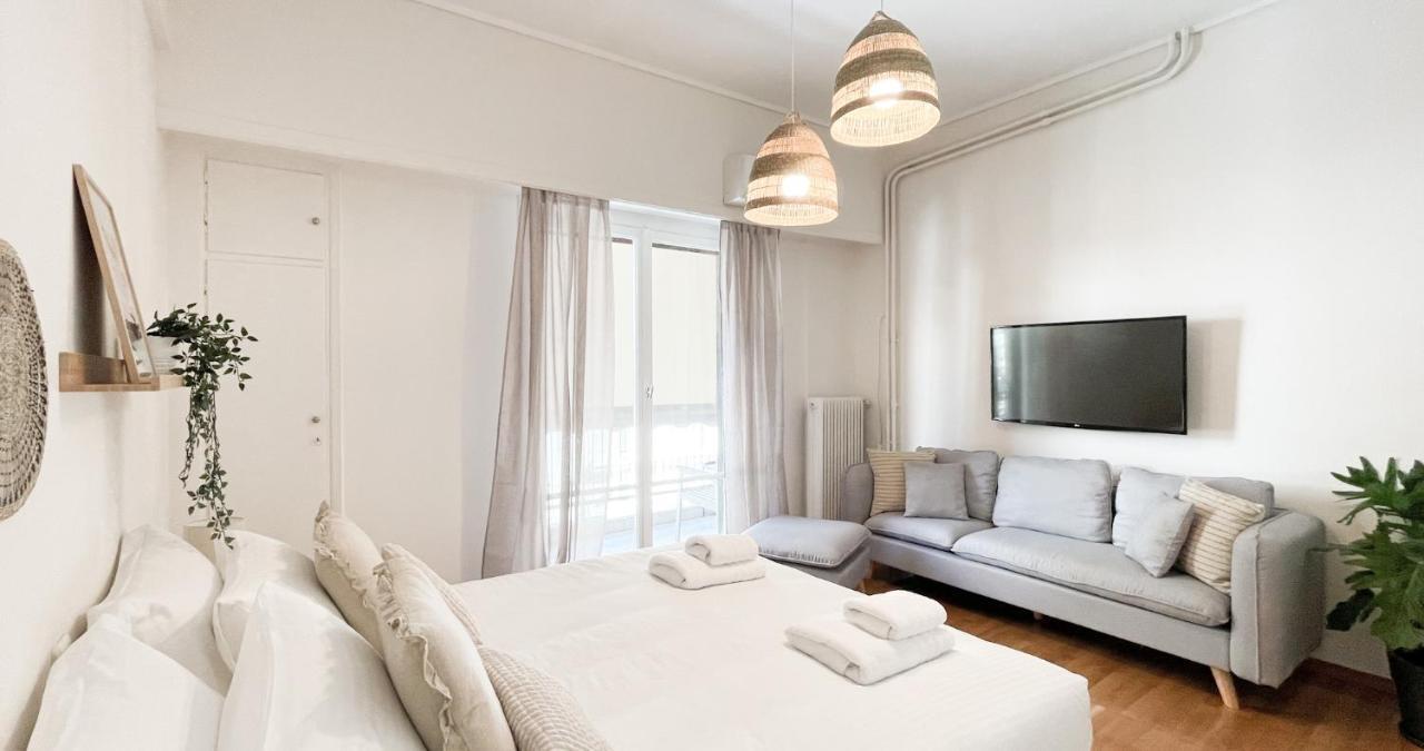 Boho Chic 2Br Apartment In The Center Of Atene Esterno foto