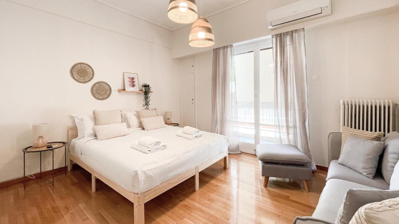 Boho Chic 2Br Apartment In The Center Of Atene Esterno foto
